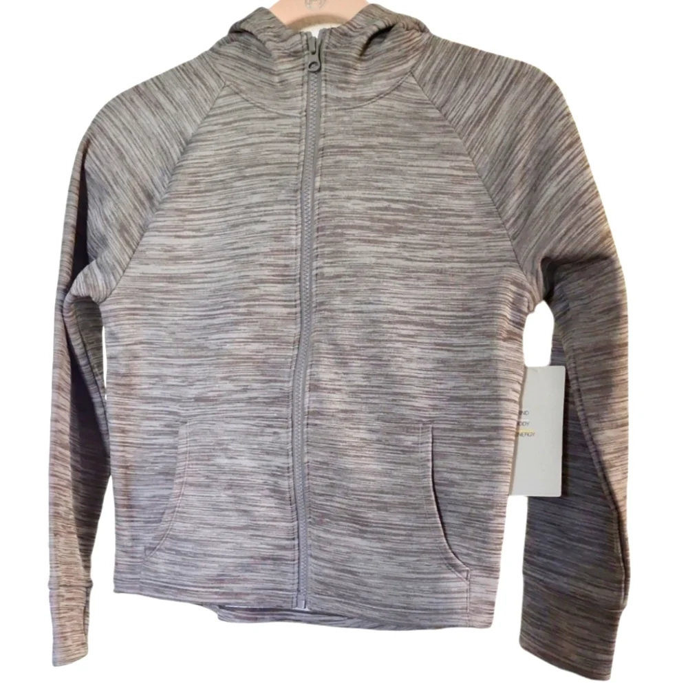 Zella Girls Hoodie Activewear Jacket Sz L 10/12 - Picture 2 of 9